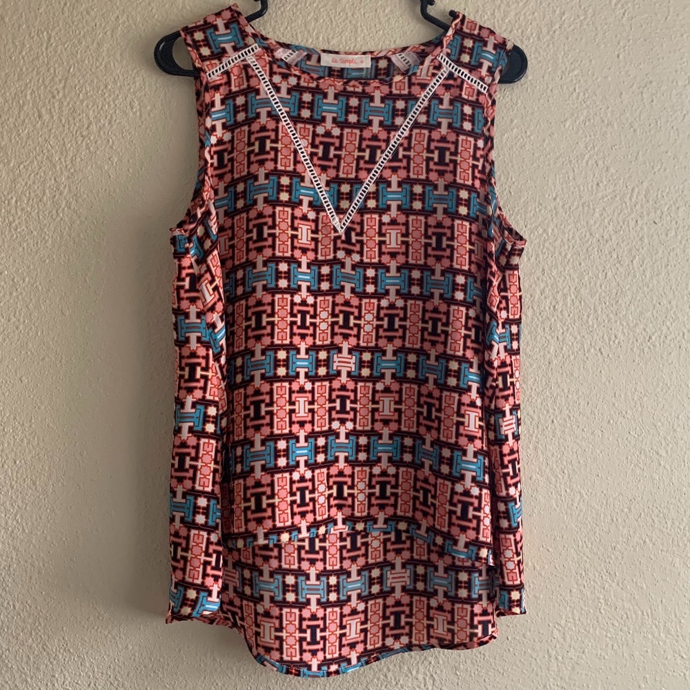Le Sample Stitch Fix Crew Neck Blouse